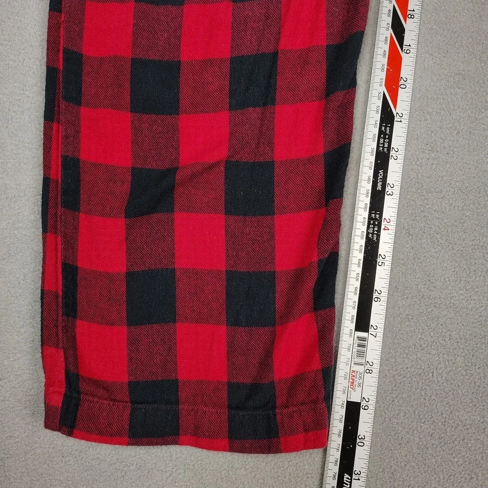 Polo Ralph Lauren Pajama Pants Mens XL‎ Buffalo Plaid Red Black Flannel Casual